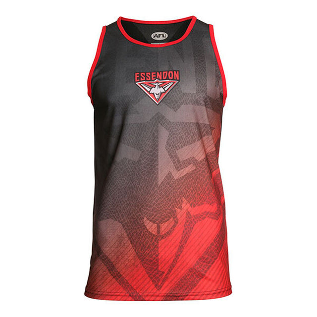 AFL Essendon Bombers Mens 2018 Premium Singlet