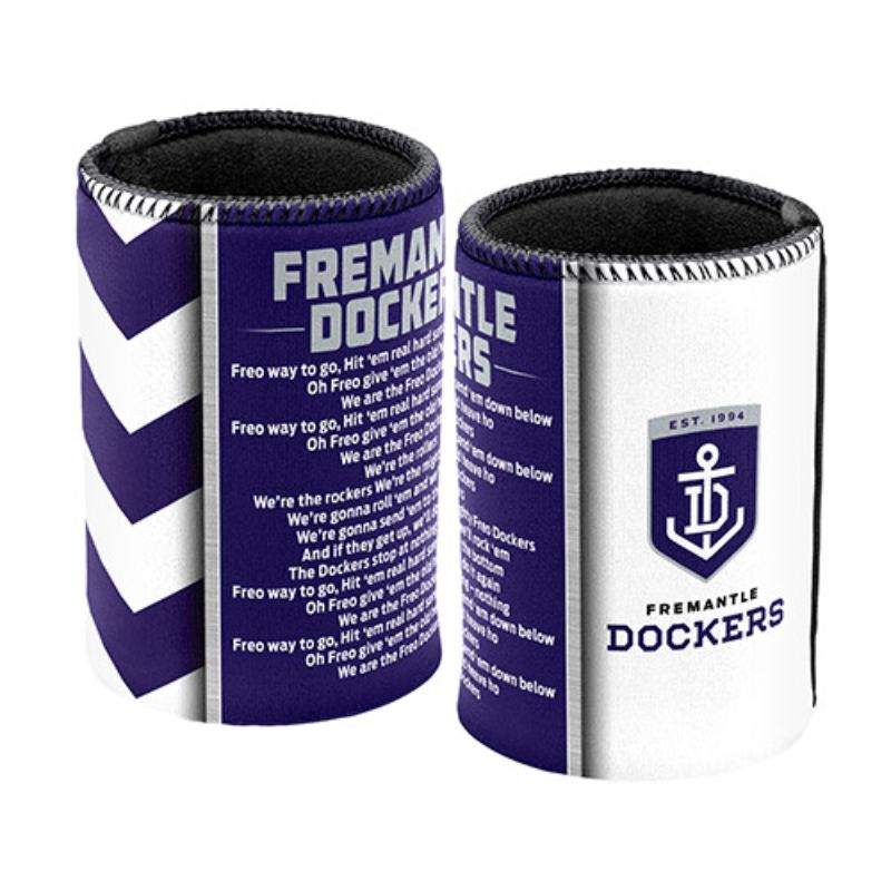 AFL SONG CAN COOLER FREMANTLE DOCKERS