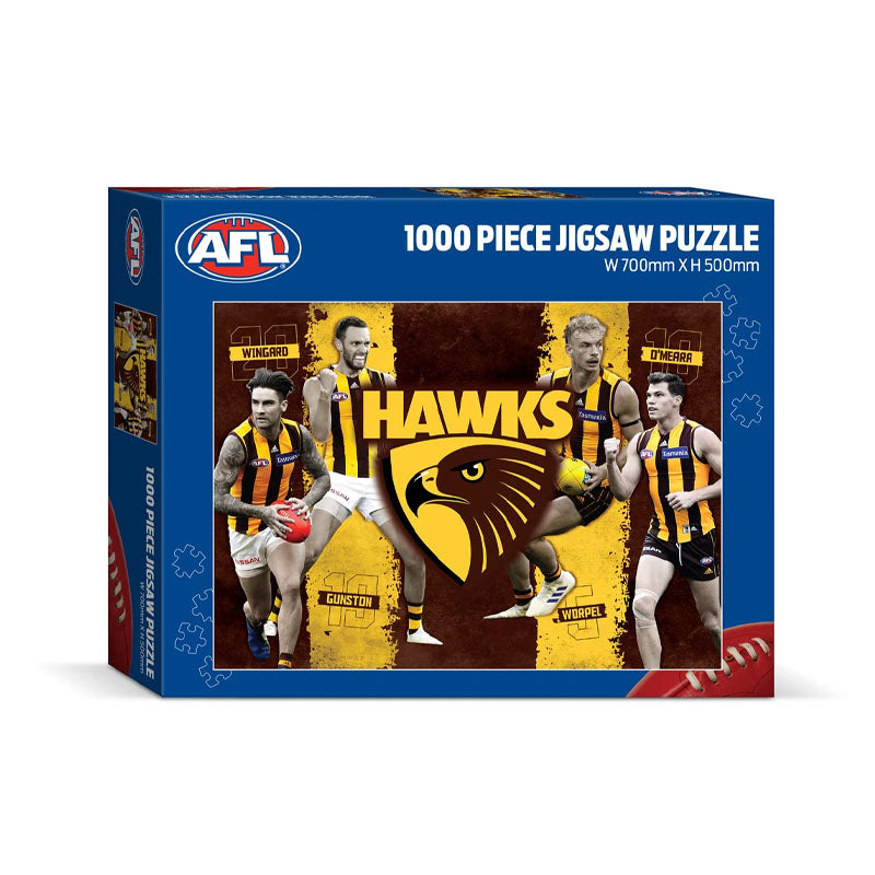 AFL Hawthorn Hawks 1000 Piece Jigsaw Puzzle