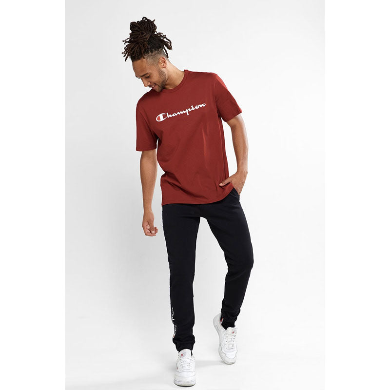 Champion Mens Script Short Sleeve Tee