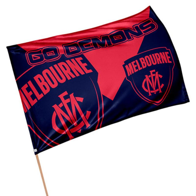 AFL GAME DAY FLAG MELBOURNE DEMONS