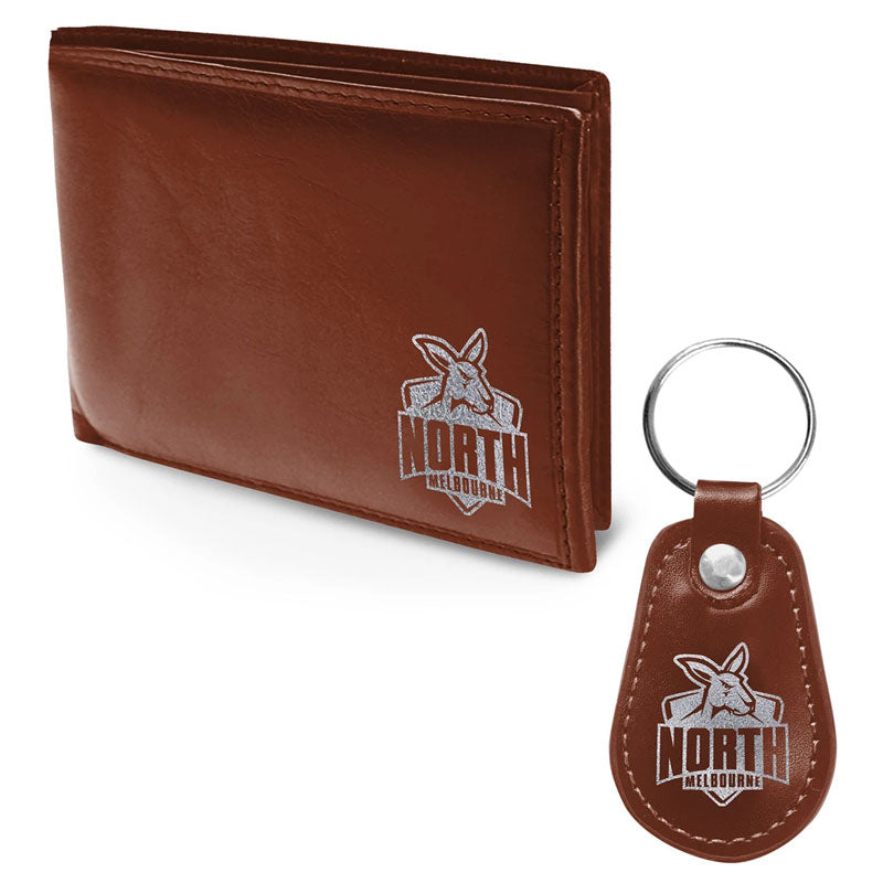 AFL North Melbourne Wallet and Keyring Gift Pack