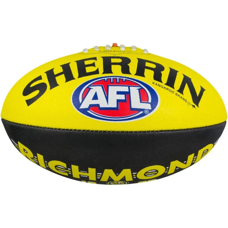 AFL Richmond Tigers Sherrin Synthetic Football