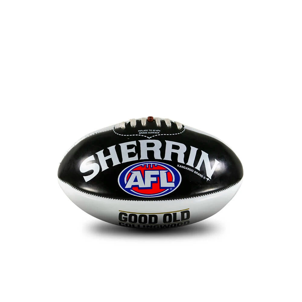 Sherrin AFL Collingwood Magpies Softie Football