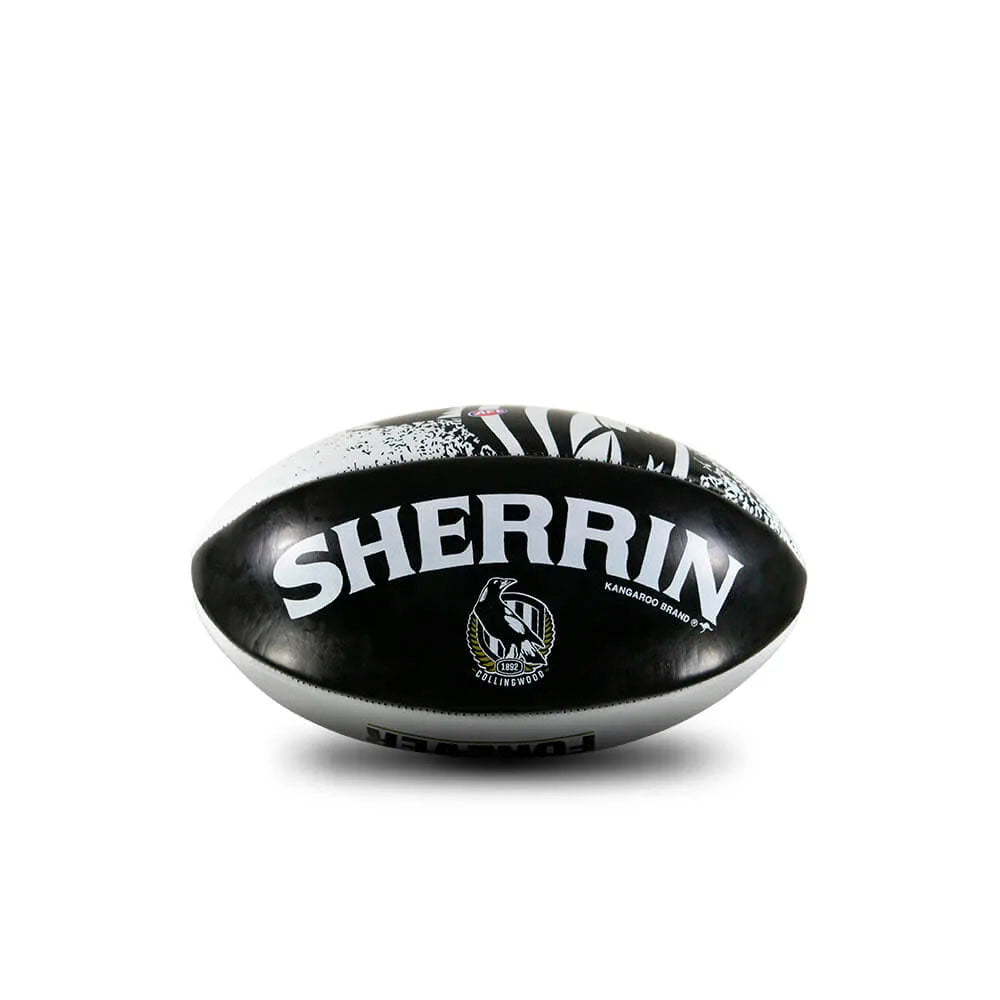 Sherrin AFL Collingwood Magpies Softie Football