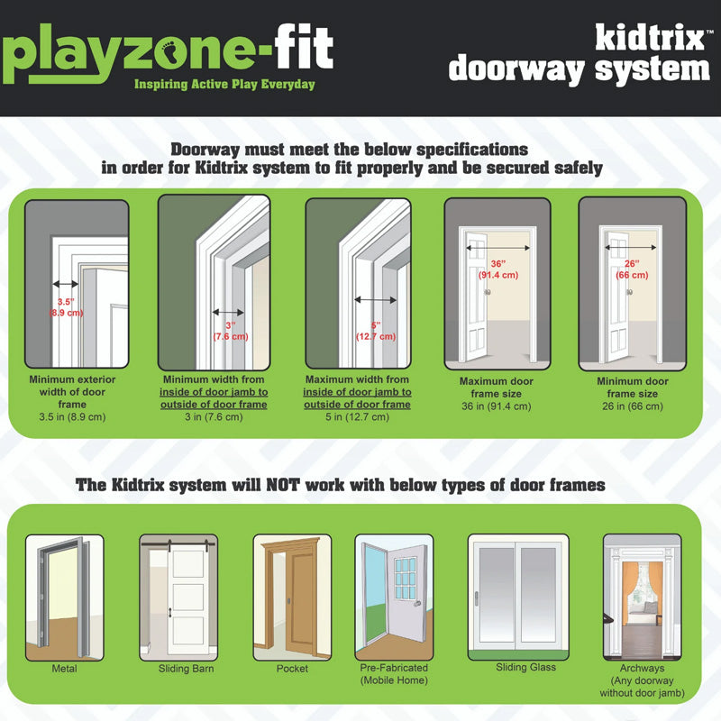 Playzone-Fit Kidtrix Doorway Swing