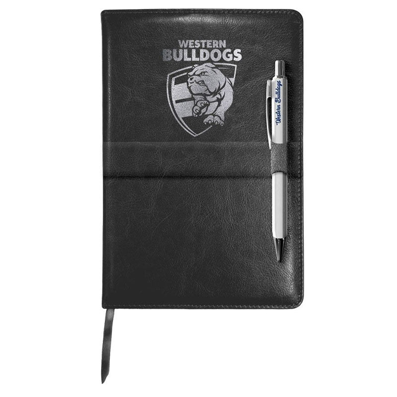 AFL Notebook and Pen Gift Pack Western Bulldogs